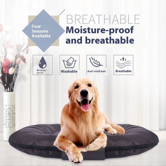 KFX-2666813 Four Seasons Removable Washable Oxford Cloth Pet Mattress - Small Size, Comfortable Filling, Multiple Colors