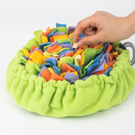 KFX-2700989 Interactive Pet Snuffle Mat for Dogs and Cats - Encourages Natural Foraging Skills and Reduces Boredom - Travel and Indoor/Outdoor Use