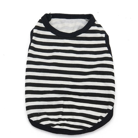 KFX-2717373 Sleeveless Summer Dog Vest with "I Love My Mom and Dad" Design in Casual Style
