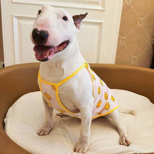 KFX-2721341 Pet Camisole in Pink and White for Comfortable Wear - Available in Multiple Sizes (M to 9XL)