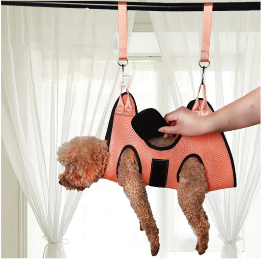 KFX-2722365 Pet Grooming Restraint Bag for Nail Trimming and Bathing, Available in Small, Medium, and Large Sizes