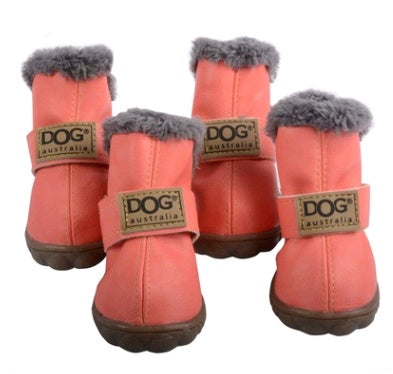 KFX-2727357 Dog Waterproof Warm Thick Snow Boots for Autumn and Winter in Various Colors and Sizes