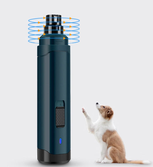 KFX-2740029 Silent Electric Pet Nail Polisher with 2 Speed Settings and 120 Minutes of Use