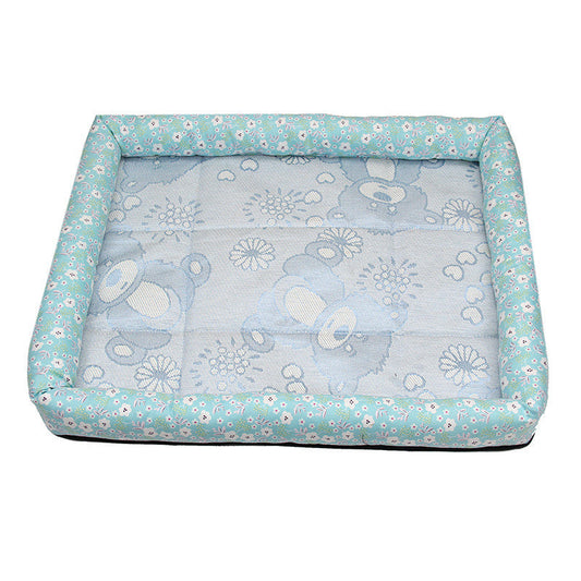 KFX-2740285 Cooling Summer Pet Ice Mat for Dogs and Cats - Breathable Square Bed in Various Colors