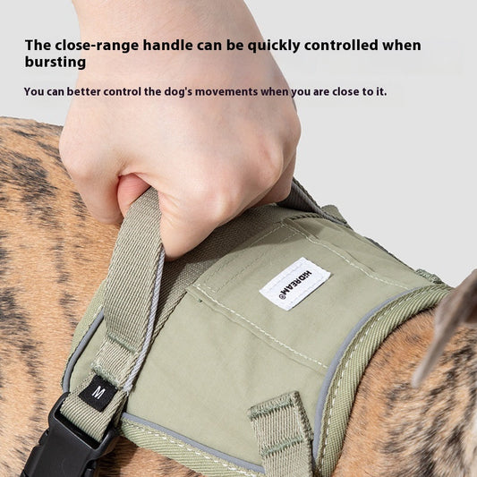 KFX-2756797 Fashionable Pet Vest with Adjustable Chest and Back Leash, Available in Multiple Colors