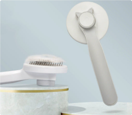 KFX-2759101 Cat Grooming Comb for Efficient Shedding Control and Tangle Removal