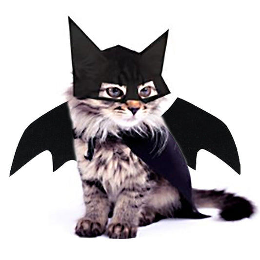 KFX-2817469 Bat Wings Corset and Mask Set for Pets - Available in S, M, L Sizes