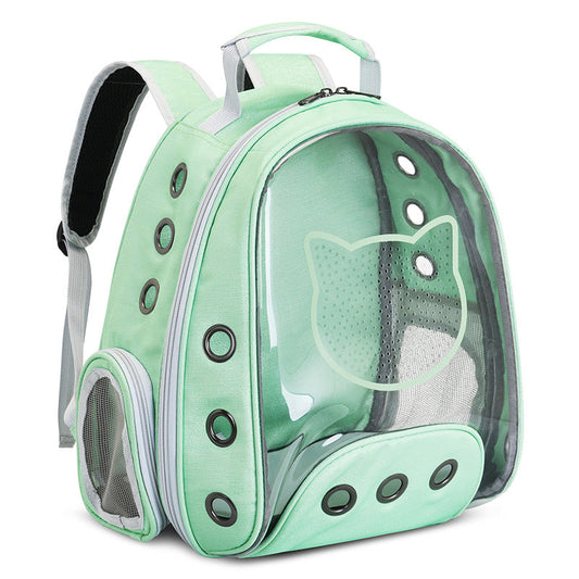 KFX-2825277 Transparent Pet Carrier Bag - Medium Soft Oxford Cloth for Cats and Dogs Up to 13lb - Multiple Colors Available
