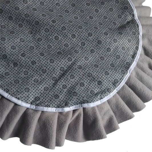 KFX-2829629 Bite-Resistant Pet Sniffing Mat with Non-Slip Base - 53x53 cm, 100% Polyester