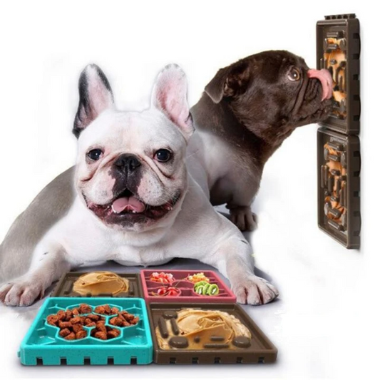 KFX-2844093 Licking Mat for Dogs - Slow Feeder with Non-Slip Grip for Kibble and Paste Treats