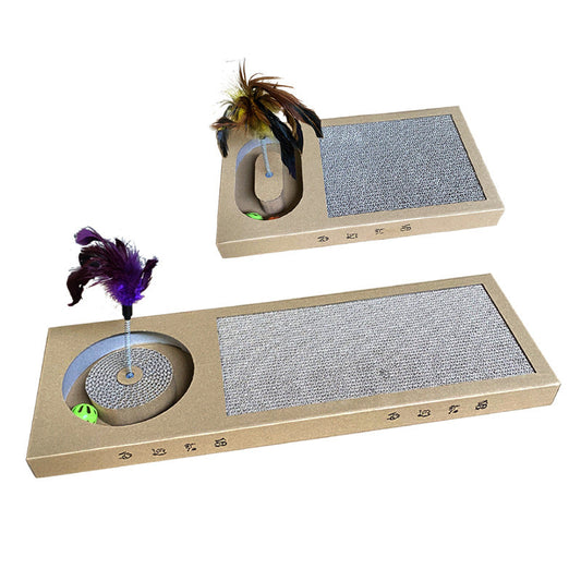 KFX-2846269 Durable Corrugated Paper Cat Scratching Board - Small Size Options Available