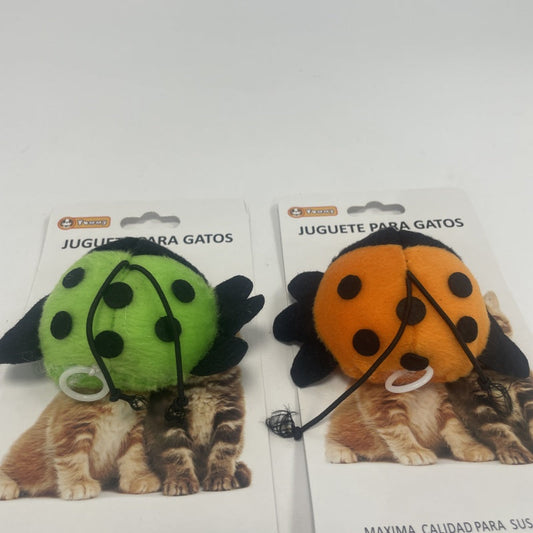 KFX-2861245 Electric Interactive Ladybug Cat Toy - Engaging Play for Your Feline Friend