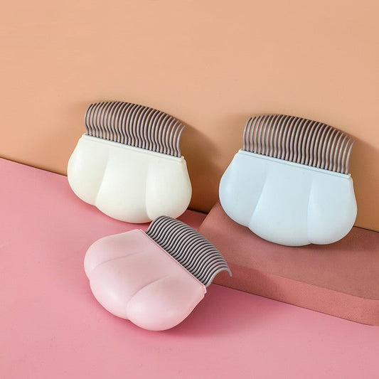KFX-2863165 Pet Cat Grooming Comb Brush for Long & Short Hair - ABS Plastic, White, Blue, Pink