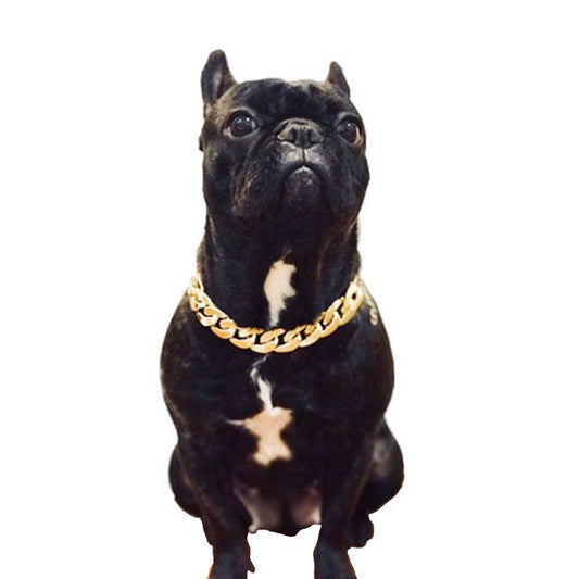 KFX-2961853 Simple Cat Metal Necklace in Gold, Rose Gold, Silver, and Gun Black - 28cm with 7cm Extension - Hip Hop Style