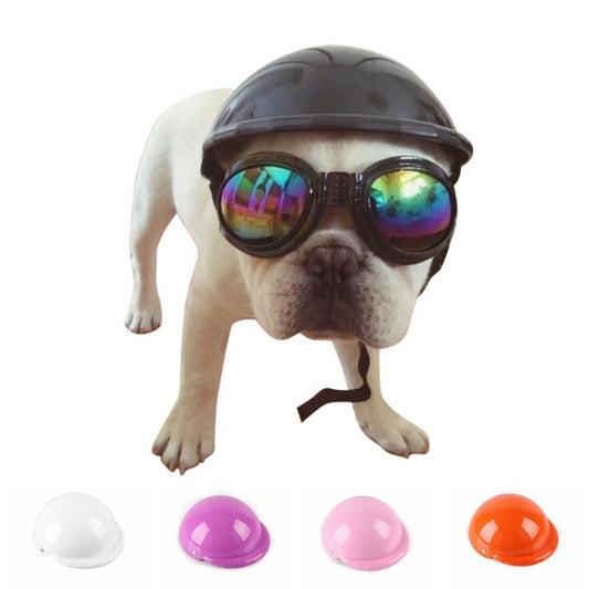 KFX-2966461 Pet Safety Helmet for Small to Large Pets - Durable ABS, Multi-Color Options Available