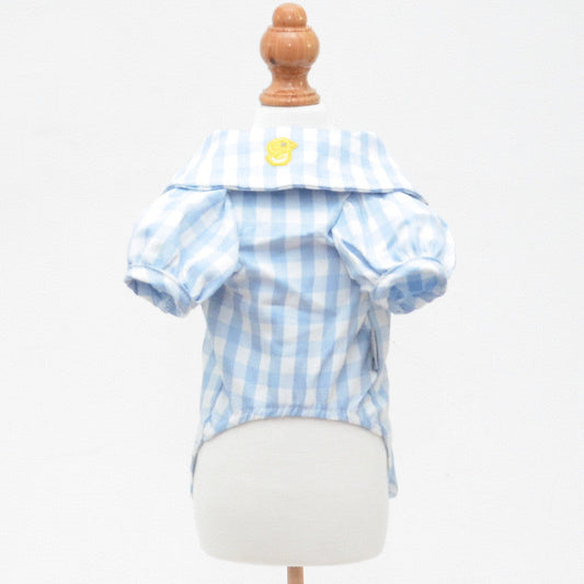 KFX-2985277 Colorful Two-Legged Pet Shirt for Puppies - Green, Yellow, Blue, Pink, Sizes S-XXL