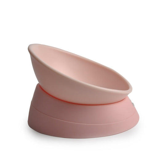 KFX-3004349 Tilted Cat and Dog Bowl with 360-Degree Free Tilt Design, Easy to Clean Resin Material