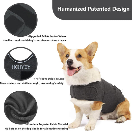 KFX-3009725 Breathable Dog Anxiety Jacket for Stress Relief - Classic Thunder Vest for Dogs