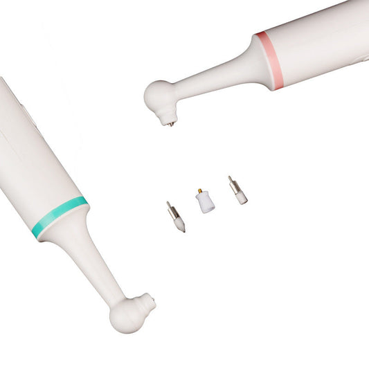 KFX-3017533 Pet Electric Tooth Polisher with Threaded Brush Head and Two Power Supply Options