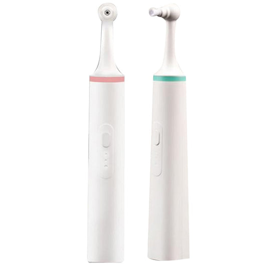 KFX-3017533 Pet Electric Tooth Polisher with Threaded Brush Head and Two Power Supply Options