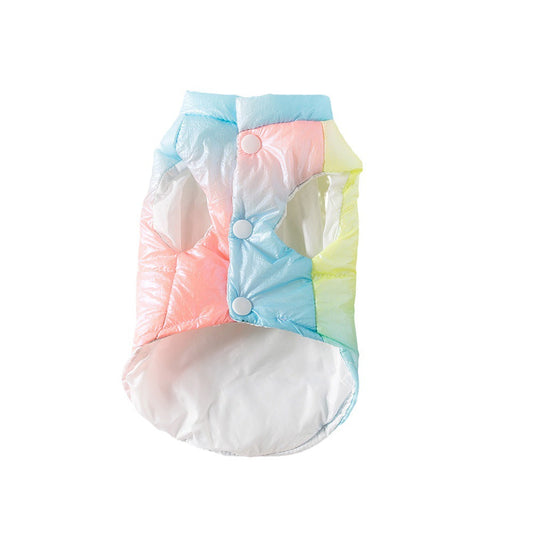 KFX-3025981 Gradient Polyester Dog Traction Vest - Casual Style in Multiple Sizes (XS to XL)