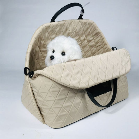 KFX-3033405 Universal Waterproof Pet Backpack for Small Pets - Available in Beige, Light Gold, Light Pink