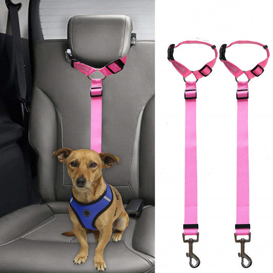 KFX-3036733 Car Backseat Pet Leash for Enhanced Stability – Durable Polyester, Available in Multiple Colors