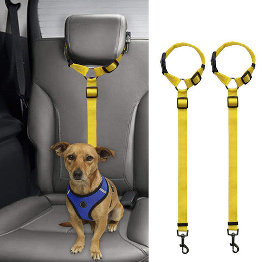 KFX-3036733 Car Backseat Pet Leash for Enhanced Stability – Durable Polyester, Available in Multiple Colors