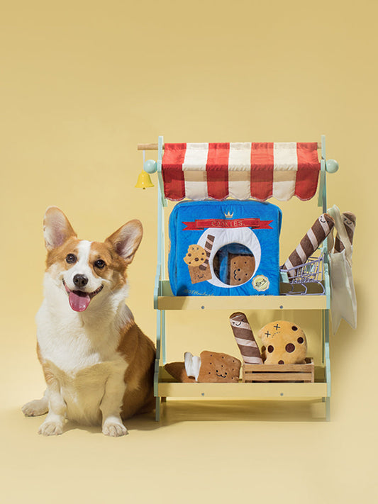 KFX-3086013 Puppy Plush Educational Toy Set for Dogs - Soft and Non-Irritating Chewing, Reduces Destructive Behavior