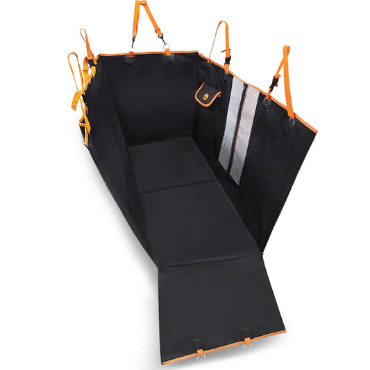 KFX-3092797 Detachable Anti-Dirty Pet Mat - Oxford Cloth, 130x148cm, Black/Green