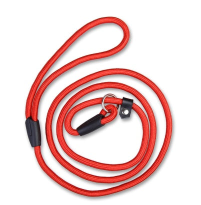 KFX-3129277 Durable Nylon Dog Traction Strap with Integrated P-Chain - Available in Various Colors and Sizes