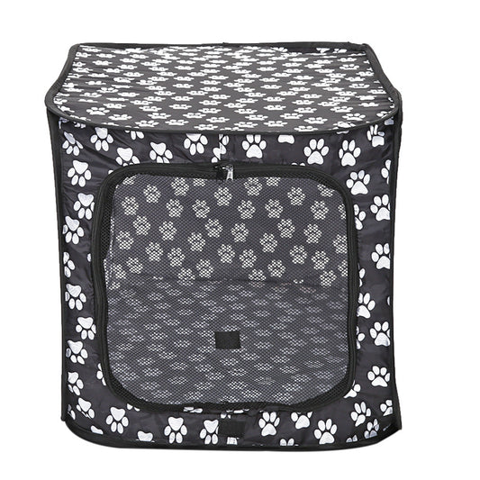 KFX-3133117 Small and Medium-Sized Pet Cage with Foldable Design for Easy Storage and Transport