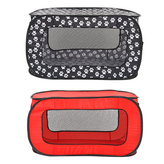 KFX-3133117 Small and Medium-Sized Pet Cage with Foldable Design for Easy Storage and Transport
