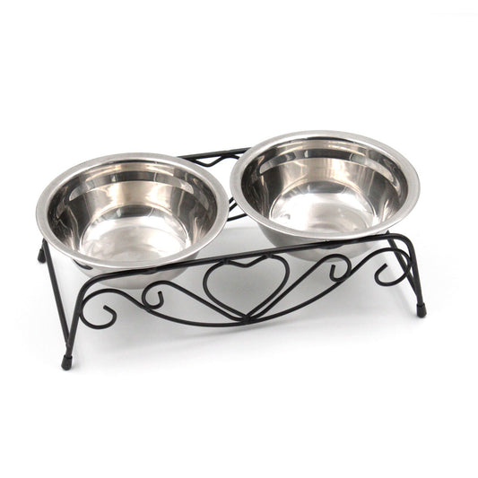 KFX-3135421 Durable Stainless Steel Pet Bowl for Dogs and Cats
