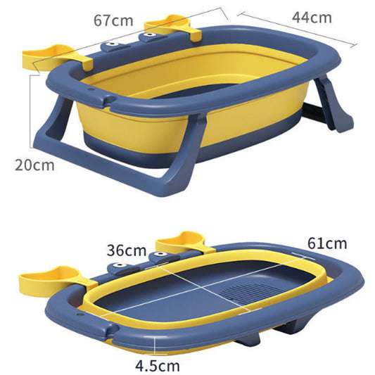 KFX-3136701 Portable Foldable Pet Tub for Cats and Small Dogs Under 20 Pounds - Durable and Easy to Clean