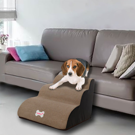 KFX-3138493 Small Dog Climbing Ladder Cushion for Sofa and Bed – Multi-Layer Gradient Colors