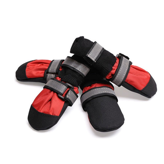 KFX-3153341 Waterproof Medium-Height Dog Walking Shoes for Indoor and Outdoor Use