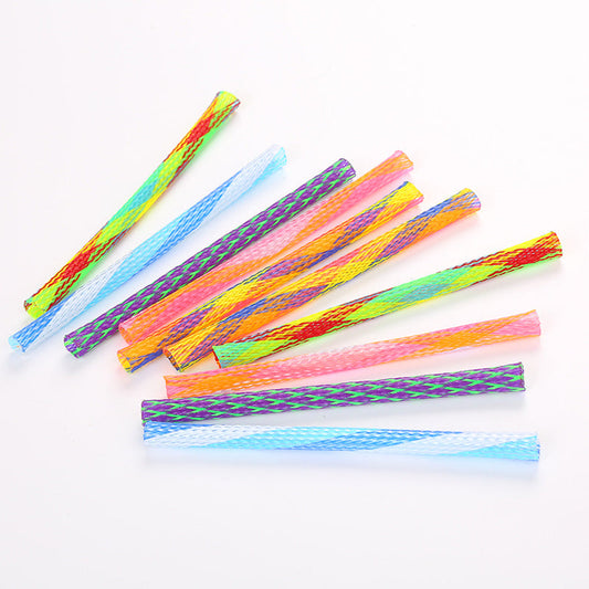 KFX-3157309 Interactive Telescopic Cat Spring Toys - Fun Nylon Playsticks, 10-Pack