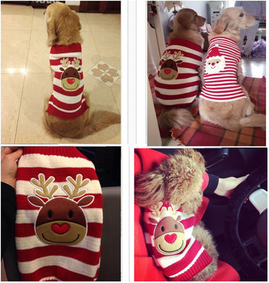 KFX-3160253 Cozy Acrylic Christmas Sweater for Dogs - Available in Multiple Sizes
