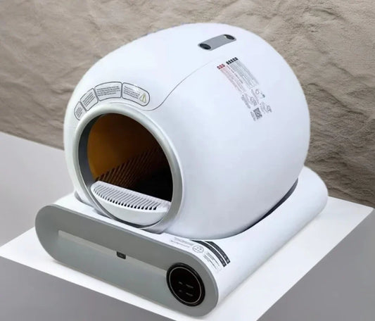 KFX-316563 Automatic Self-Cleaning Cat Litter Box with Large 65L Capacity and Odor Control Features