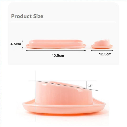 KFX-3240765 Leakproof Pet Food and Water Feeder for Dogs and Cats – Ideal for Kittens and Puppies