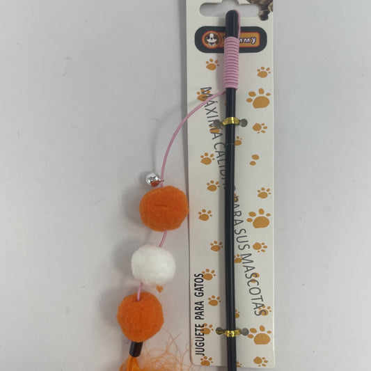 KFX-3244093 Interactive Plastic Fur Ball Cat Toy Teaser