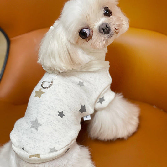 KFX-3244349 Casual Cartoon Cotton Clothes for Pets - Sizes XS to XL Available