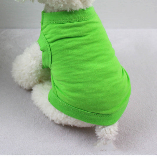 KFX-3255357 Pure Cotton Dog Vest for All Seasons - Comfortable and Stylish Pet Apparel