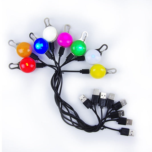 KFX-3285053 Rechargeable LED Night Travel Anti-Lost Warning Light Pendant in Multiple Colors