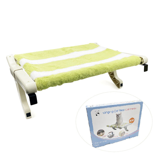 KFX-3306429 Universal Cat Bed for All Seasons - Bedside Window Sun Hammock with Soft Plush Material