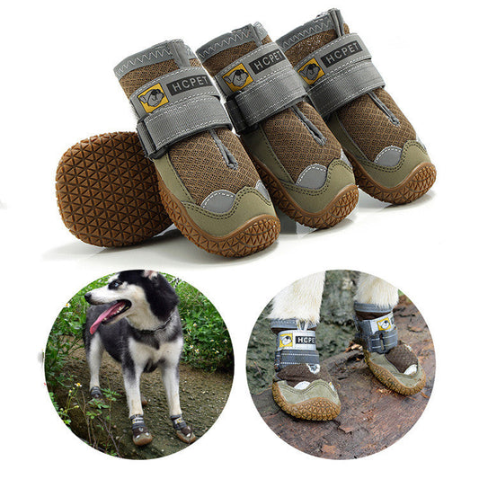 KFX-3317181 Breathable Non-Slip Summer Dog Shoes in Various Colors