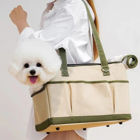 KFX-3334077 Portable Cat Carrier Bag with Headrest and Optional Accessories in Multiple Styles