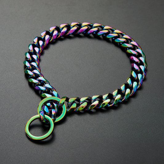 KFX-3334461 Stainless Steel Color Plating Dog Chain for All Seasons, Multiple Sizes Available