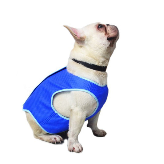 KFX-3335997 Blue Dog Cooling Vest - Sizes XS to L for Optimal Comfort